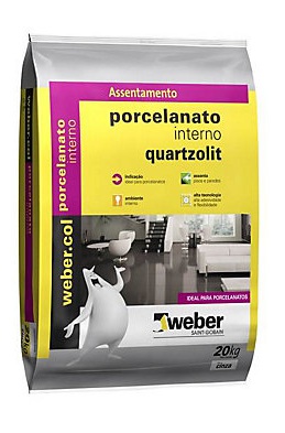 ARGAMASSA PORCELANATO INTERNA - 20 KG
