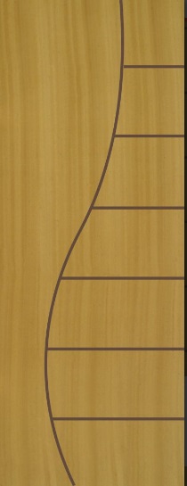 PORTA DE MADEIRA TAUARI 209 FRISADA 100X210X3,5