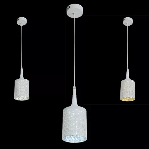 PENDENTE BRILHO D12CM C/3 CORES 6000K/4000K/3000K