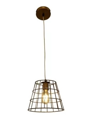 PENDENTE KAI 25CMX22CM 1XE27 - OURO VELHO