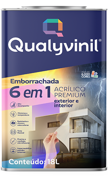 TINTA PREMIUM EMBORRACHADA 6 EM 1 BASE A 16,2L
