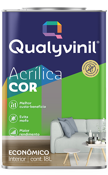 TINTA ECONOMICA ACRILICA COR BRANCO 18L