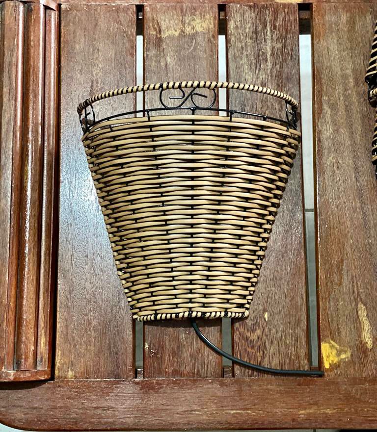 LUMINARIA ARANDELA V PALHA