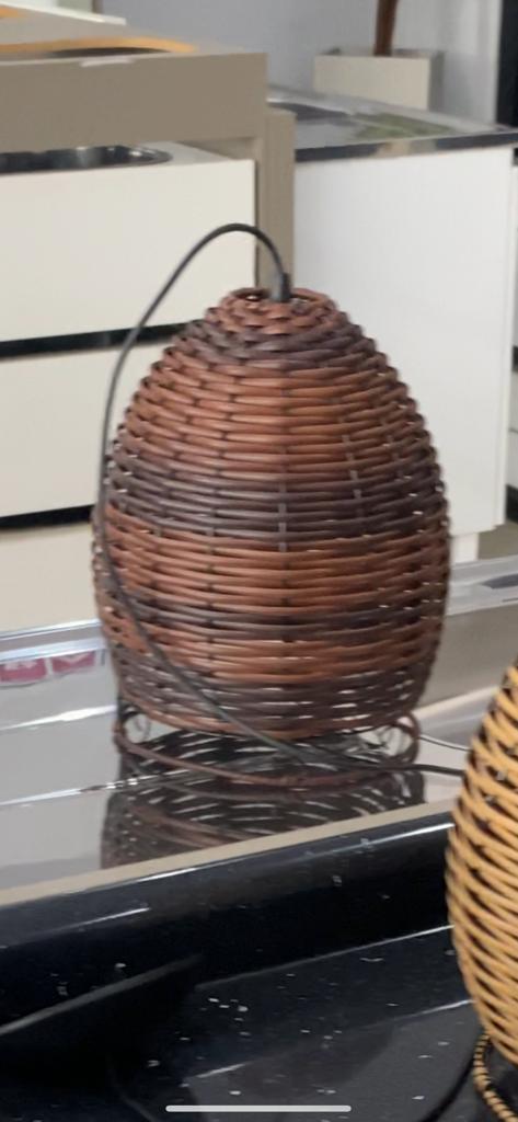 LUMINARIA PENDENTE CONE GRANDE TIJOLO