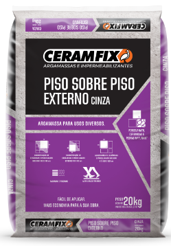 ARGAMASSA PORC PSP EXTERNO CINZA 20 KG