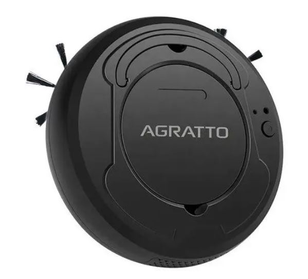 ASPIRADOR DE PO ROBO PRATICCI USB PRETO 3.7V