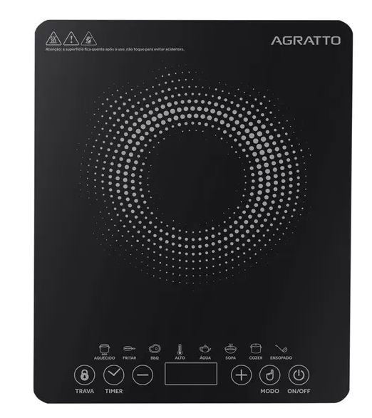 COOKTOP INDUCAO PRETO 1 BOCA 127V ACK1011-01