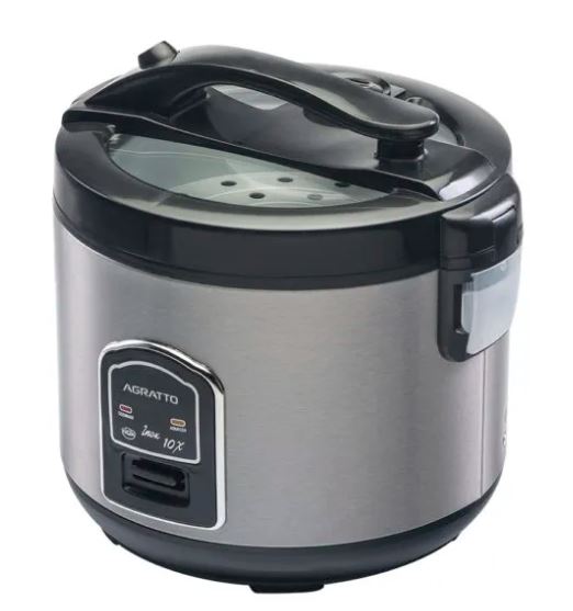 PANELA DE ARROZ ELETRICA INOX 127V PAI10X VISOR