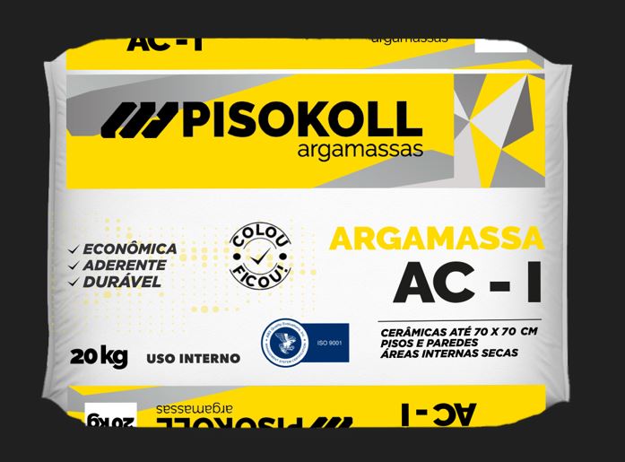 ARGAMASSA AC1 CINZA 20 KG